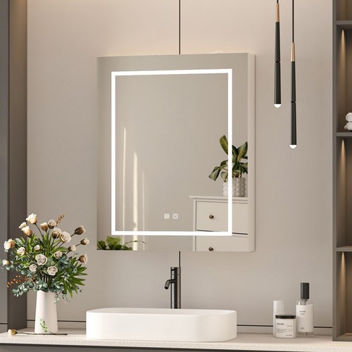 Led bathroom mirror cabinet - led,